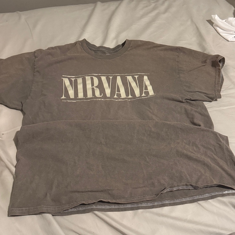 Nirvana Live Unlpugged in New York 1993 100% black cotton T shirt XL